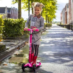 Discount Maxi Deluxe Roze Led Steppen|Buitenspeelgoed