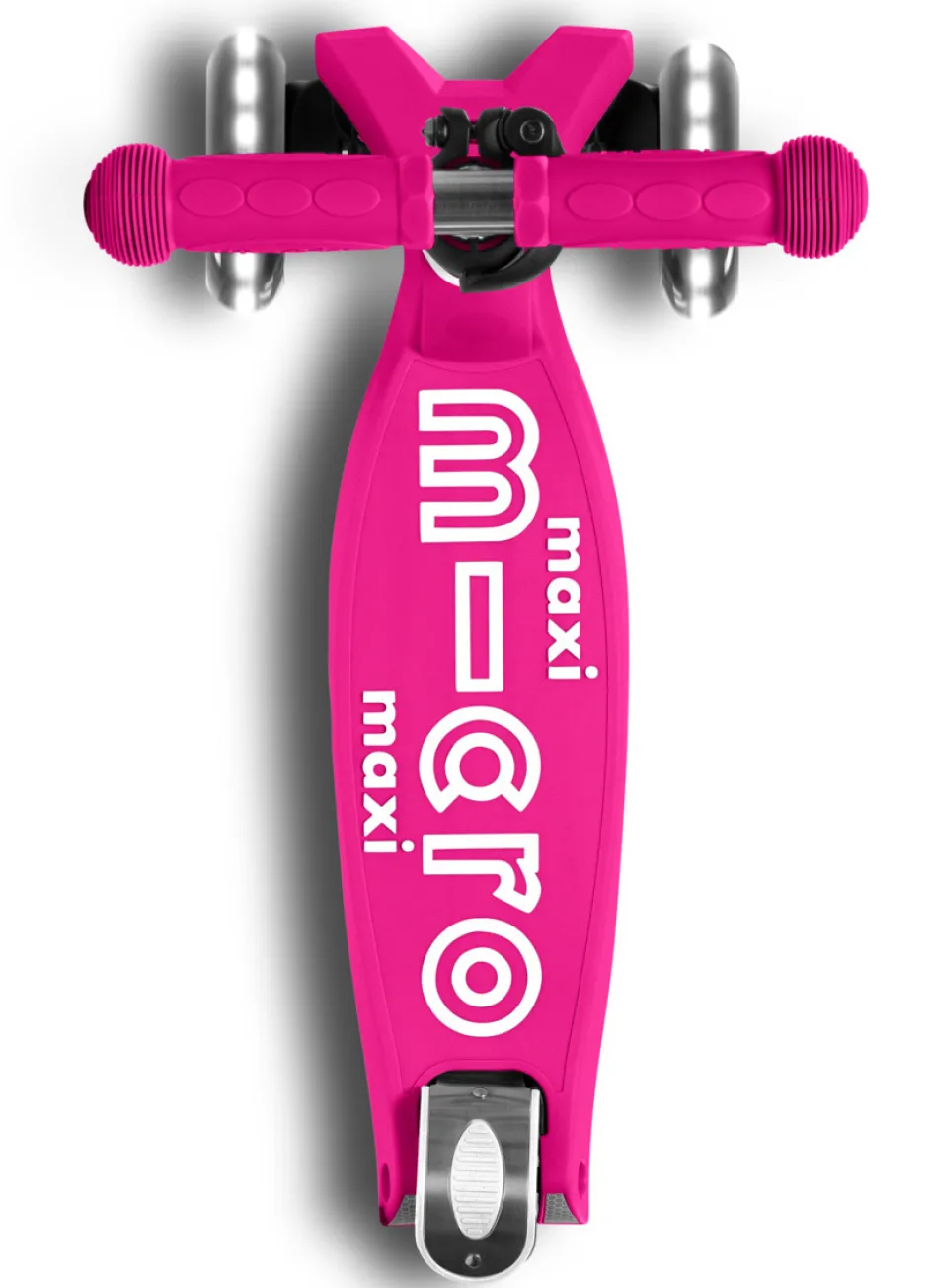 Clearance Maxi Deluxe Inklapbaar Neon Roze Led Steppen