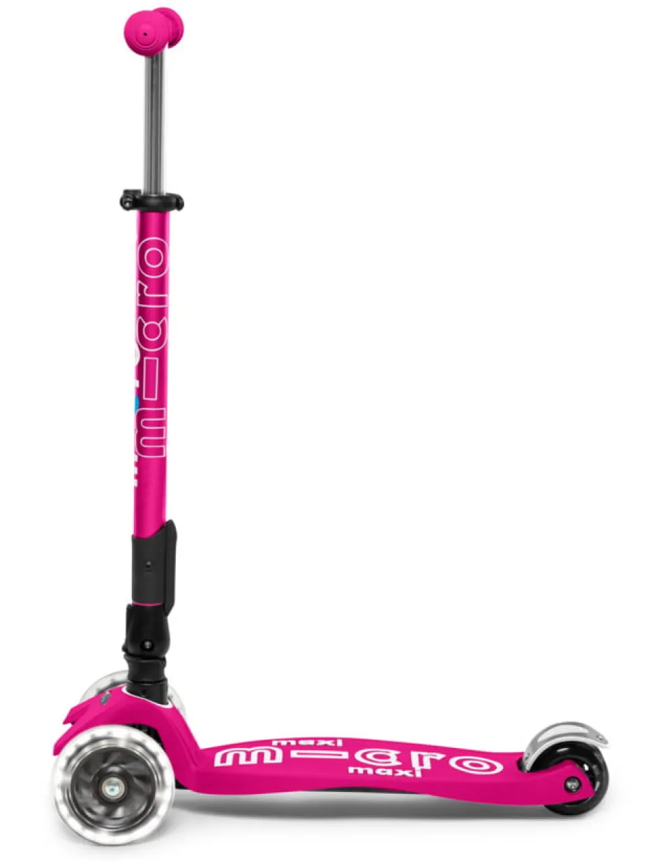 Clearance Maxi Deluxe Inklapbaar Neon Roze Led Steppen