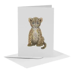 MiesToGo Wenskaart Baby Luipaard Wenskaarten