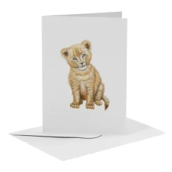 New MiesToGo Wenskaart Leeuw Welp Wenskaarten