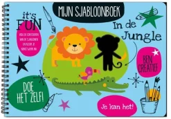 Outlet Mijn sjabloonboek - In de jungle Kleurboeken