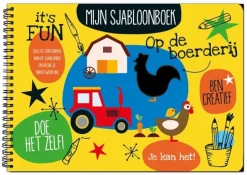 New Mijn sjabloonboek - Op de boerderij Kleurboeken