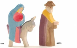 Clearance Maria zittend op Ezel 2-delig 4038 Kerst En Seizoen