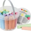 Sale Jumbo Krijt 18x80mm in emmer set 22-dlg Buitenspeelgoed|Creatief