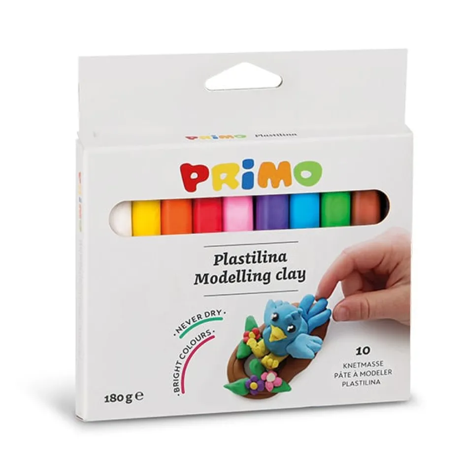 Kneedklei 10 kleuren (10x18gr) Creatief|Schoen-/ Sinterklaascadeautjes