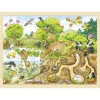 Puzzel Puzzel Ontdekking in de Natuur Hout 96 pcs Houten Puzzels