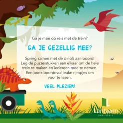 Puzzeltrein Dino's Peuterboeken