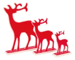 Best Rendier Kerst Decor Rood Hout Kerstcadeautjes