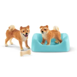 New Honden Shiba Inu Moeder en Pup Set 42479 Farm World
