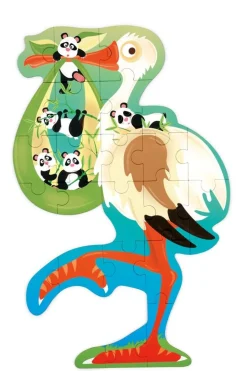 Online Contour Puzzel Ooievaar 26 pcs Contour Puzzels