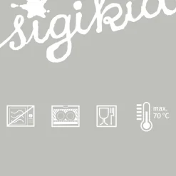 Bord Melamine Konijn Blauw Kinderservies