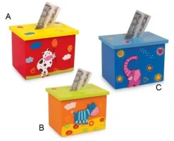 Online Spaarpot Dieren Hout Spaarpotten