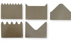 Online Zandkam Set 5-delig Hout Decoratie