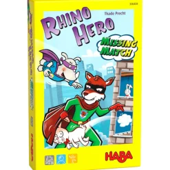 Hot Spel  Rhino Hero - Missing twin (Nederlands) Haba Spellen