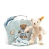 Hot Geschenkset met Knuffel Blauw Steiff|Bekijk Alles