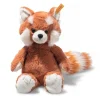 Knuffel Benji Rode Panda 28cm Steiff