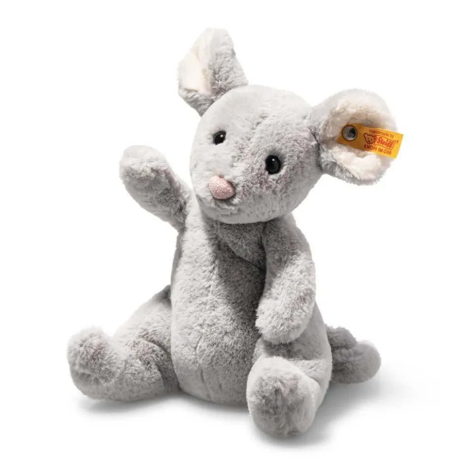 New Knuffel Muis Cheesy Lichtgrijs 19 cm Steiff