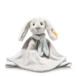 Outlet Knuffeldoek Konijn Lichtgrijs 26 cm Kraamcadeaus