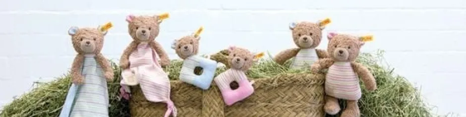 Sale Knuffeldoek Teddybeer Rudy 28 cm Kraamcadeaus