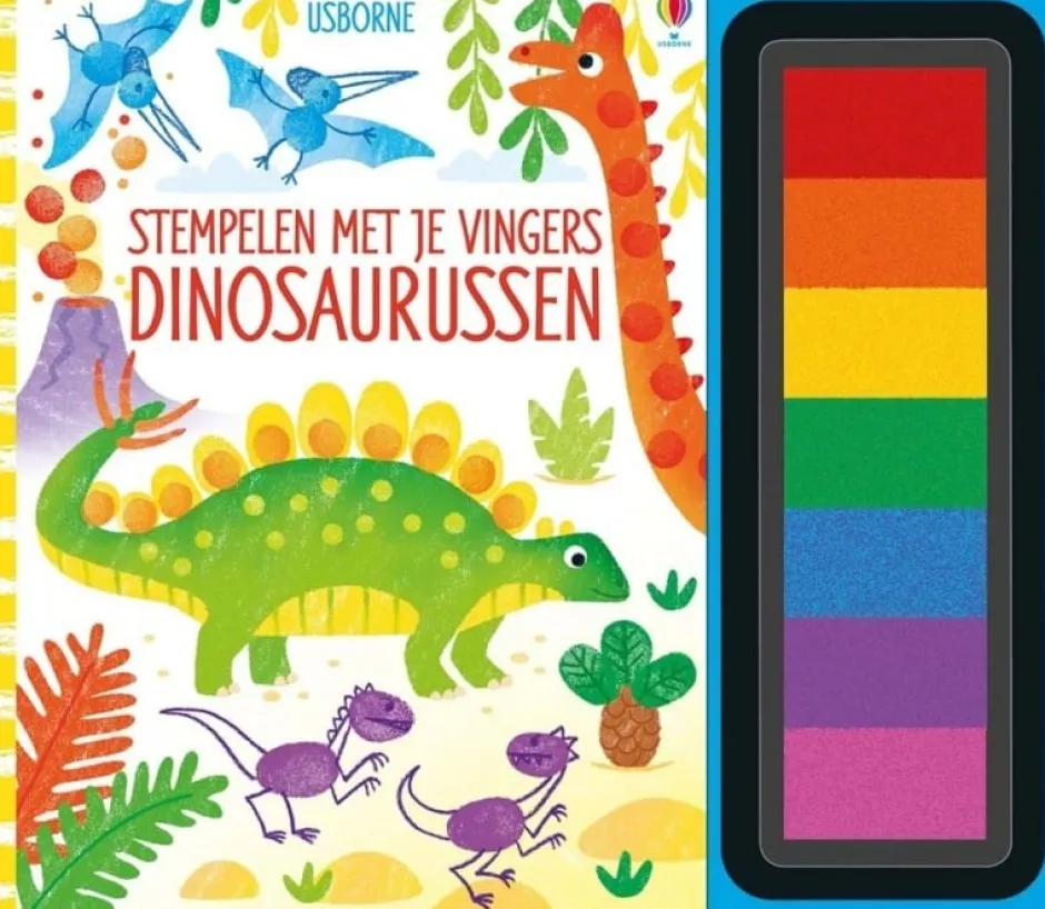 Online Stempelen met je vingers - Dinosaurussen Bekijk Alles