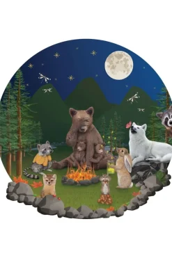 Discount Muursticker Groot Beer met zijn Vriendjes Decoratie