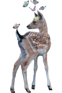 Outlet Muursticker Hertje Pien Decoratie