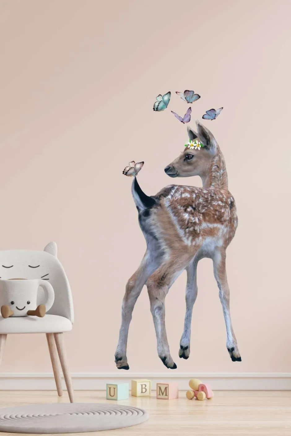 Outlet Muursticker Hertje Pien Decoratie