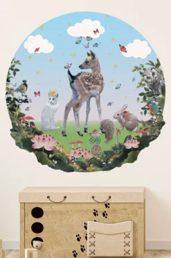 Clearance Muursticker Groot Hert met Vriendjes Decoratie