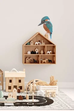 Muursticker Bella de IJsvogel Decoratie