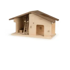 Sale Stal 2018 met Bruin Dak Hout Boerderijdieren