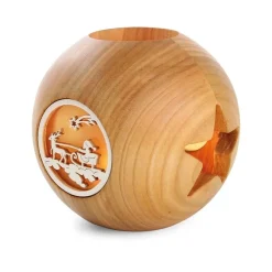 New Sfeerlicht met Waxinelichthouder Kerstman Arrenslede Kerstcadeautjes|Decoratie