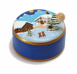 Clearance Muziekdoos Boerderij Winter Hout Muziek|Muziekdoosjes