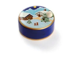 Clearance Muziekdoos Boerderij Winter Hout Muziek|Muziekdoosjes