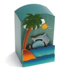 Sale Muziekdoos 3D Dolfijn Hout Muziek|Muziekdoosjes