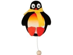 Muziekdoos Wand 3D Pinguin Hout Muziek|Muziekdoosjes