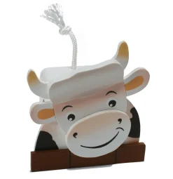 Best Spaarpot 3D Koe Hout Spaarpotten