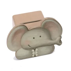 Outlet Spaarpot Gezicht Olifant Hout Spaarpotten