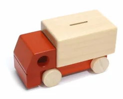 New Spaarpot Vrachtauto Hout Spaarpotten