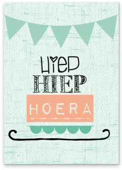 Best Wenskaart Hiep Hiep Hoera Wenskaarten