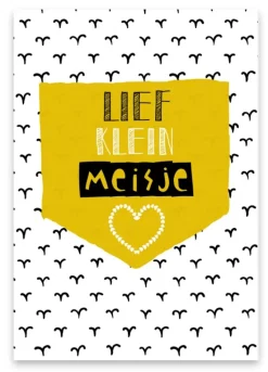 Best Wenskaart Lief Klein Meisje Wenskaarten