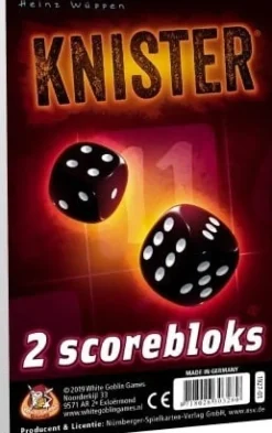 Knister 2 Scorebloks White Goblin Games|Spellen Voor 1 Speler
