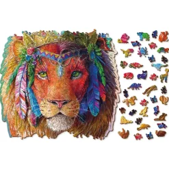 Best Puzzel Hout Mystic Lion 505pcs Houten Puzzels