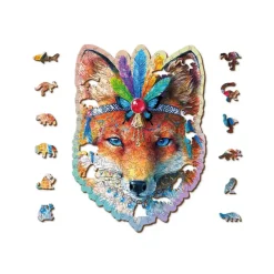 Puzzel Hout Mystic Fox 250pcs Houten Puzzels