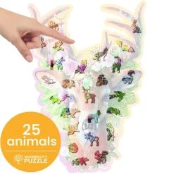 Best Puzzel Hout Modish Dear 250pcs Houten Puzzels