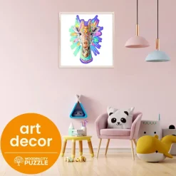 New Puzzel Hout Natty Giraffe 150pcs Houten Puzzels