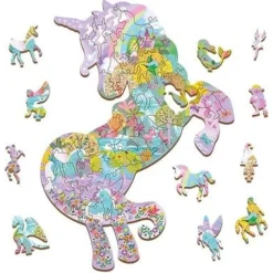 Discount Houten Puzzel Speelset Unicorn Houten Puzzels