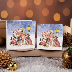 Kerstkaarten Oh Holy Night Set 8-delig Wenskaarten