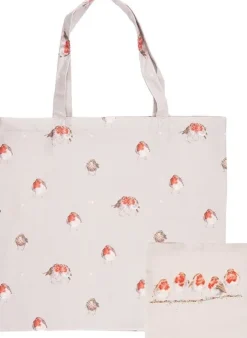 Sale Opvouwbare Boodschappentas Roodborstje The Jolly Robin Tassen & Rugzakken