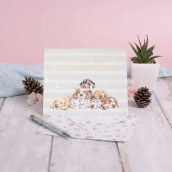 Online Wenskaart Little Paws - Congratulations Wenskaarten